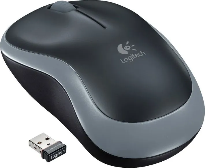 miš logitech m185 wireless - swift grey - slika 4