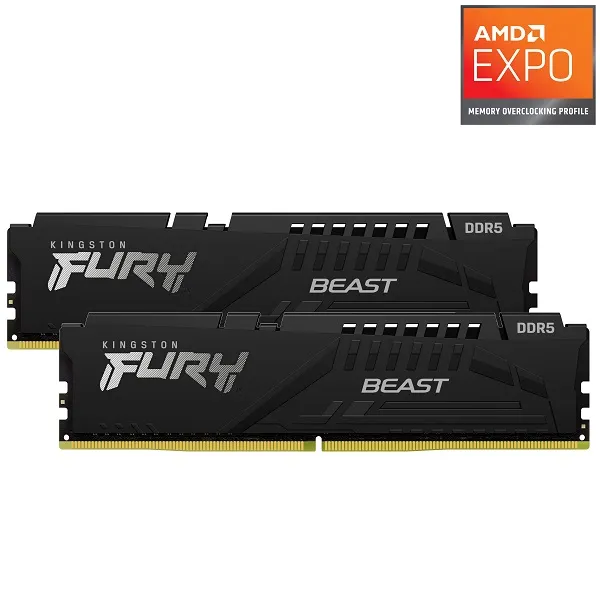 Kingston DDR5 32GB 6000 MHz, 2x16G FURY Black EXPO - Karlovac