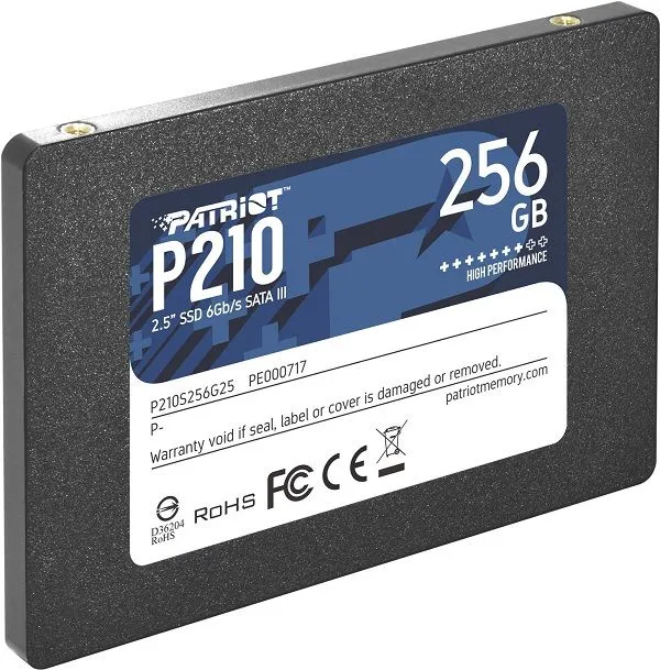 ssd 256gb patriot p210, sata 2.5" 7mm - slika 2
