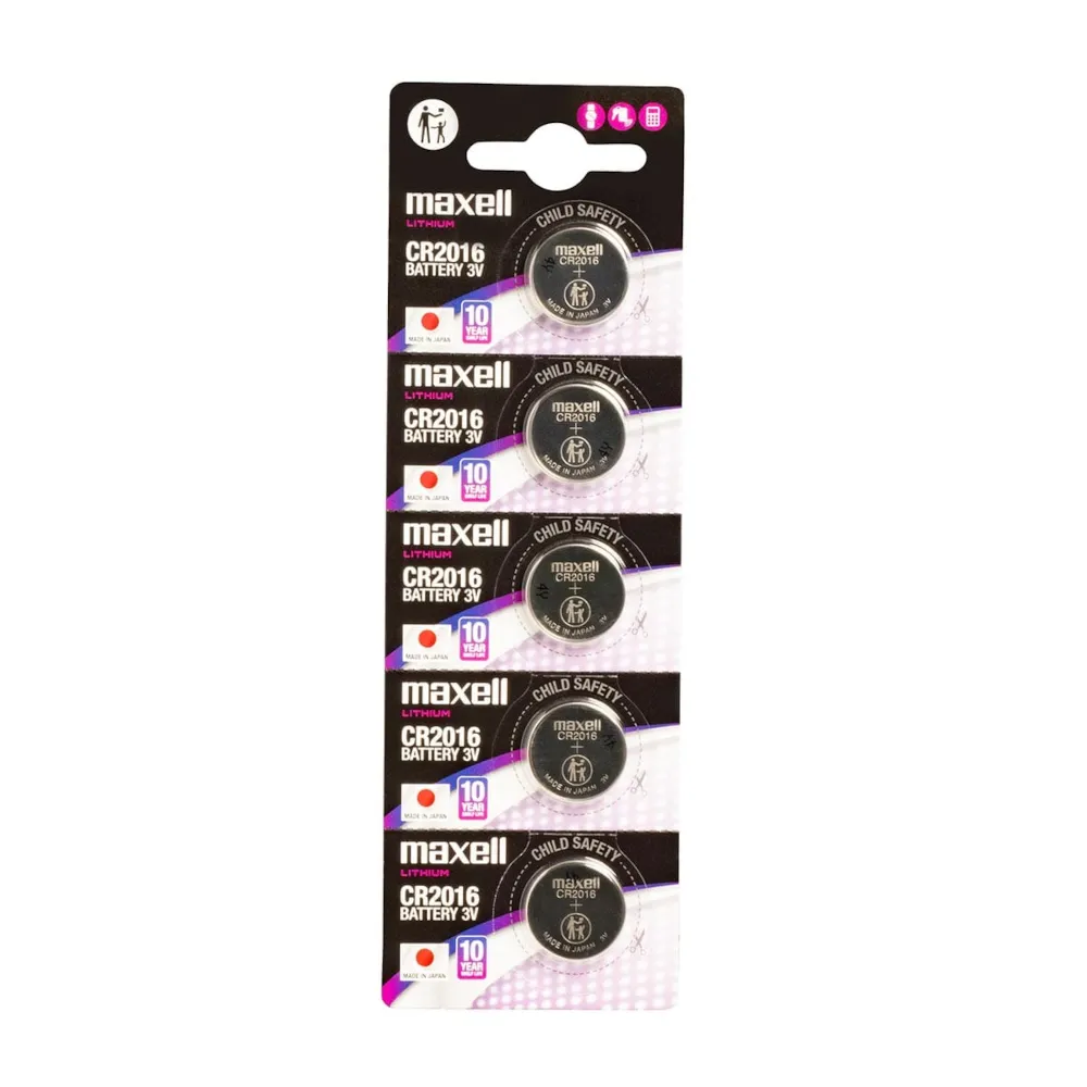 maxell lit. dugm. baterija cr2016,5kom, blister - slika 2