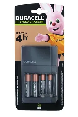 punjač baterija duracell 4 sata cef 14 +2 kom aa 1300mah nimh +2 kom aaa 750mah - slika 2