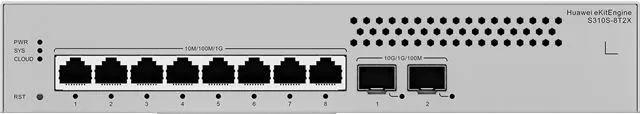 huawei ekit switch l2+ s310s-8t2x - slika 2