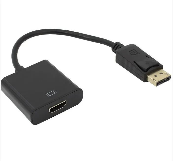adapter displayport (m) na hdmi (f) 0.13m 1080@60hz sbox retail - slika 1