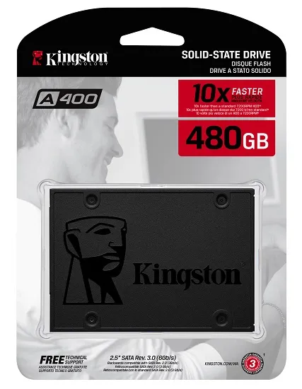 ssd 2.5" sata-3 480gb kingston a400-series - slika 5