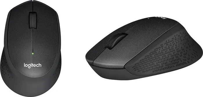 miš logitech m330 wireless silent plus - black - slika 3