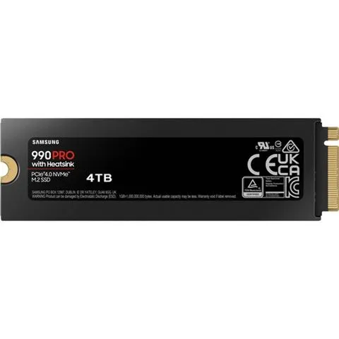 ssd 4tb samsung 990 pro m.2 nvme + hs mz-v9p4t0cw - slika 2