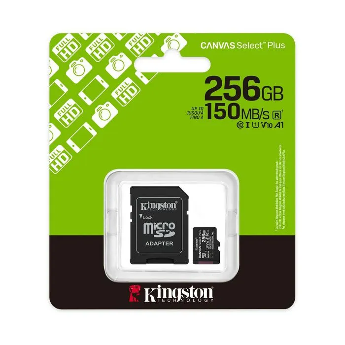 Memorijska kartica Micro Secure Digital 256GB KINGSTON Canvas Select Plus - Karlovac