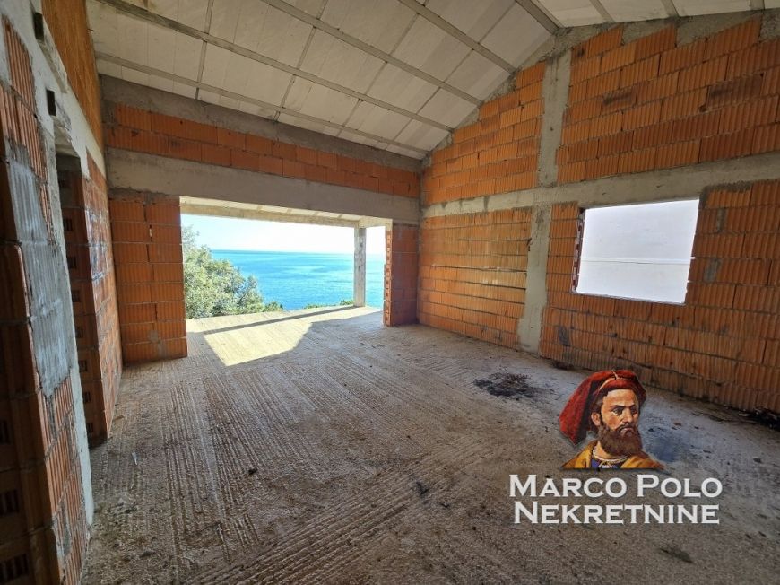 ekskluzivno: nedovršena kuća prvi red do mora! - slika 4