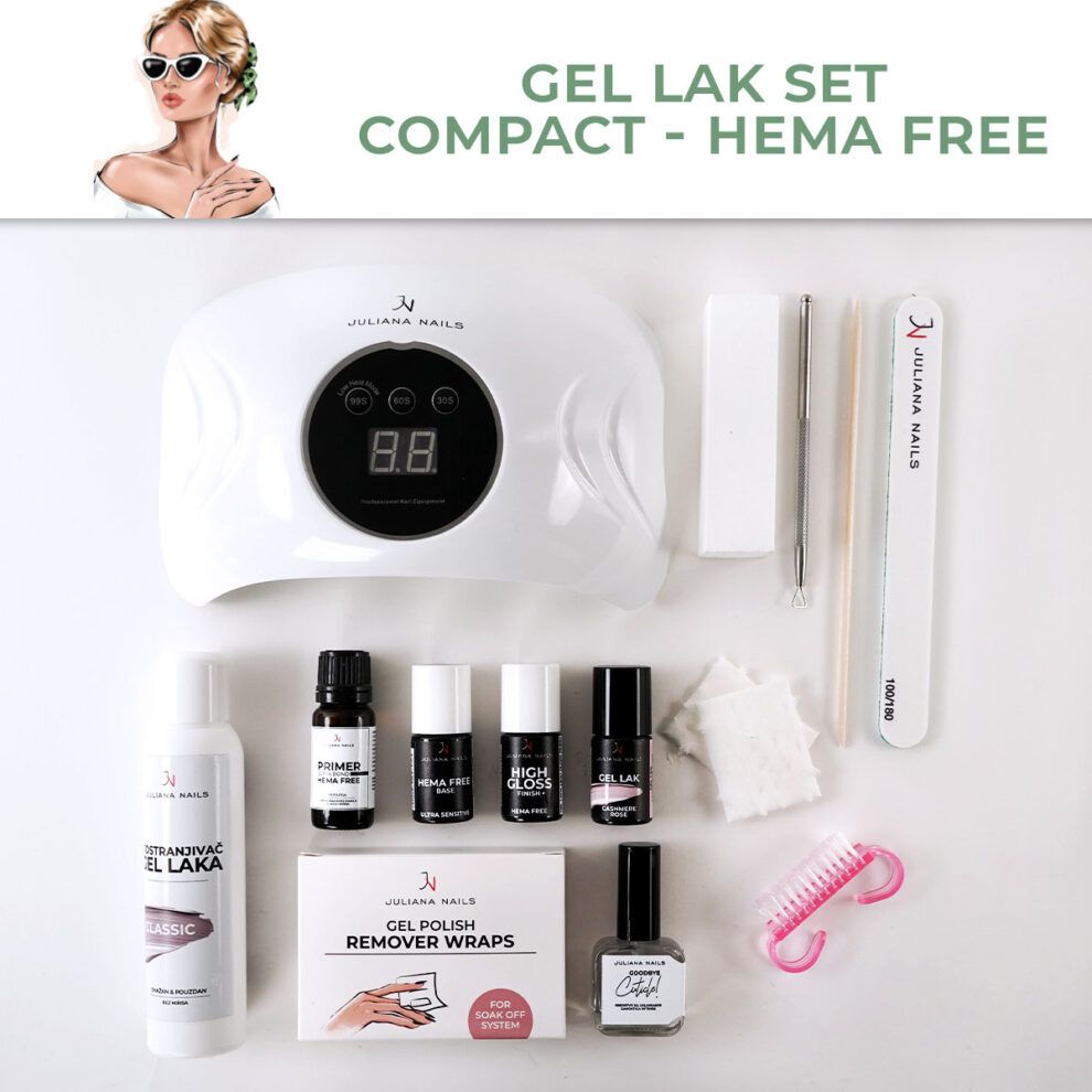 Gel lak set – Compact – HEMA FREE - Zagreb