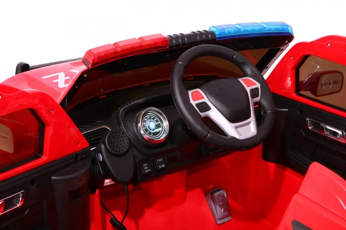 auto na akumulator suv fire truck - crveni - slika 6