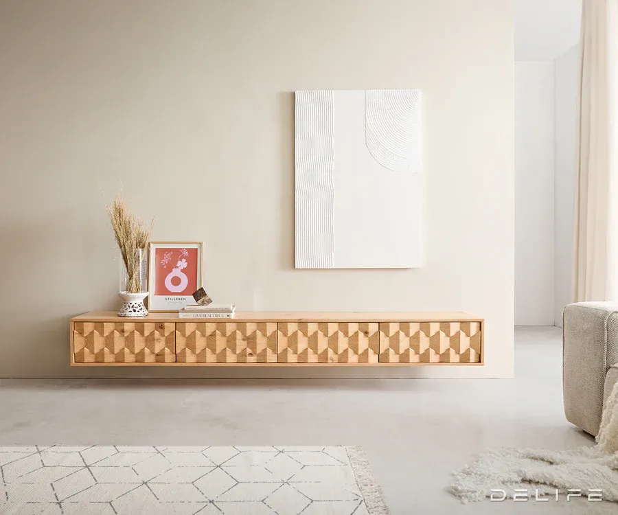 tv komoda fevo 220 cm, materijal: hrast - slika 2
