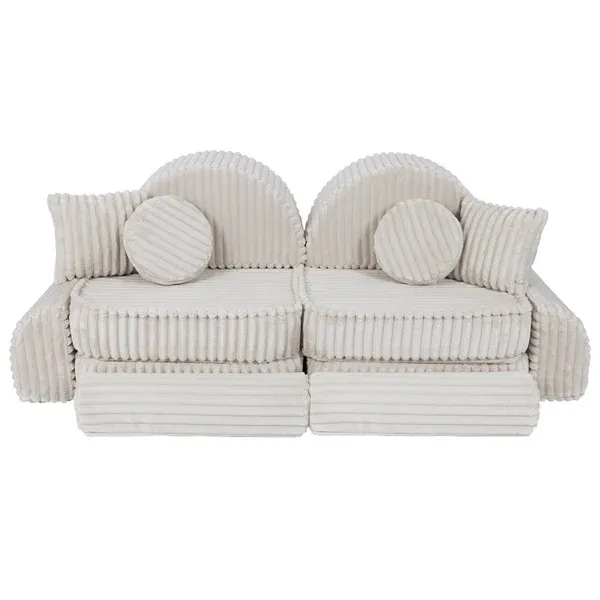 modularna sofa - bijela - slika 7