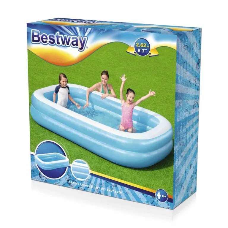 bazen na napuhavanje 262x175x51 cm bestway 54006 - slika 8