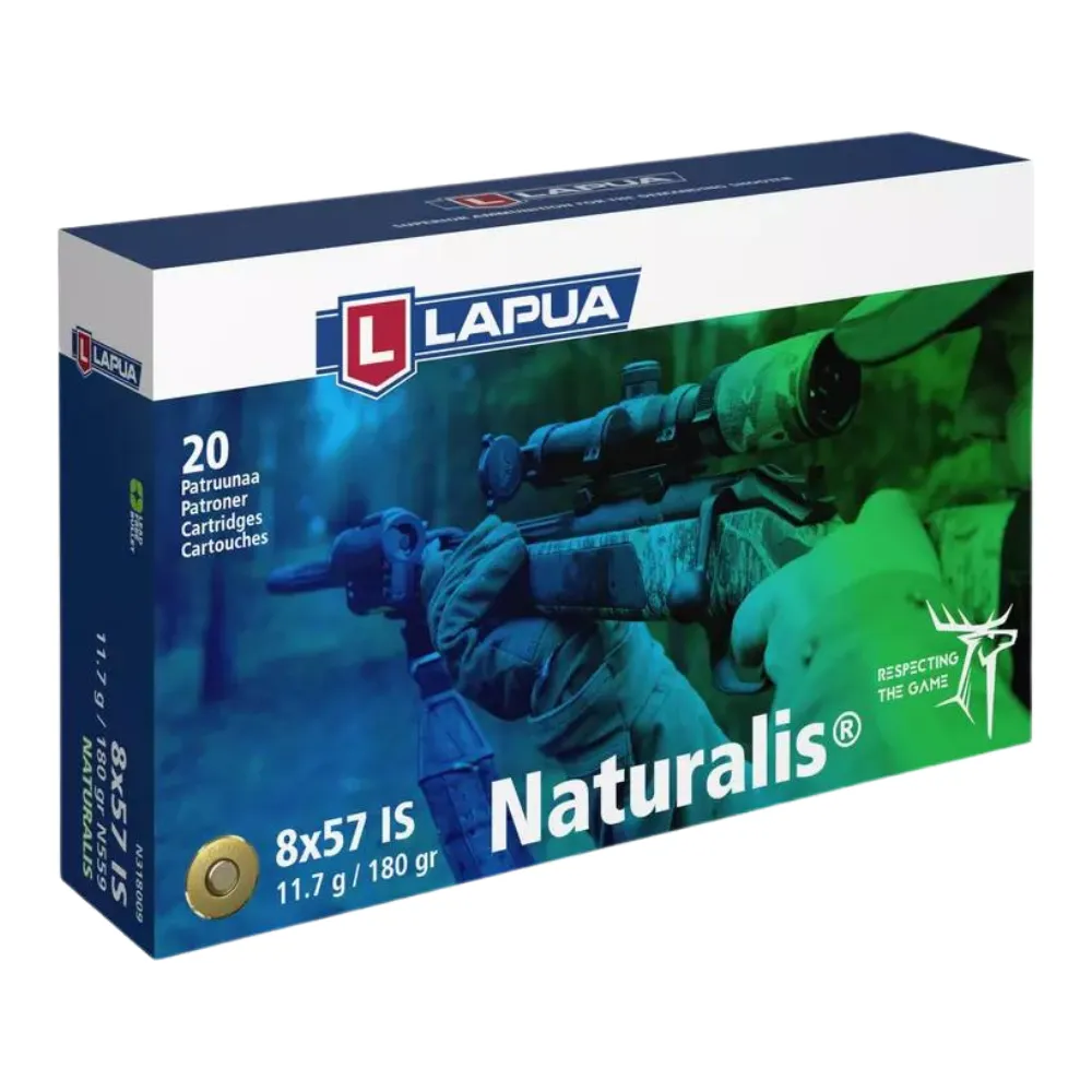Karabinsko streljivo LAPUA NATURALIS 8x57 IS 11,6g - Poreč