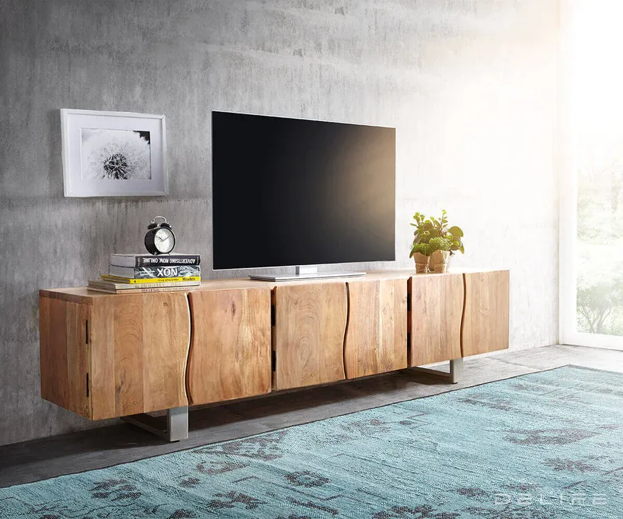 Komoda Live Edge 220x46cm, Materijal: Bagrem - Čakovec