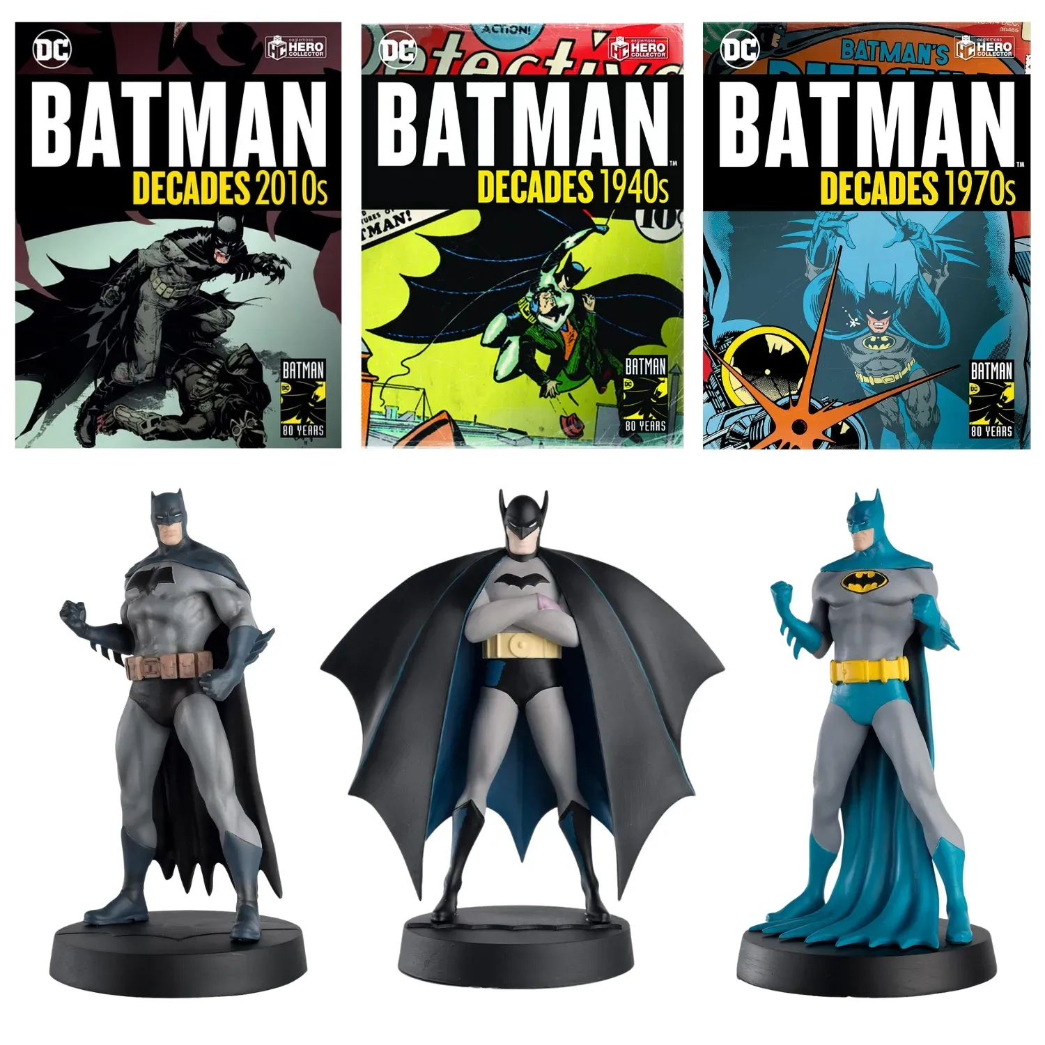 dc comics: batman decades set figurica (debut / 1970 / 2010) - slika 7