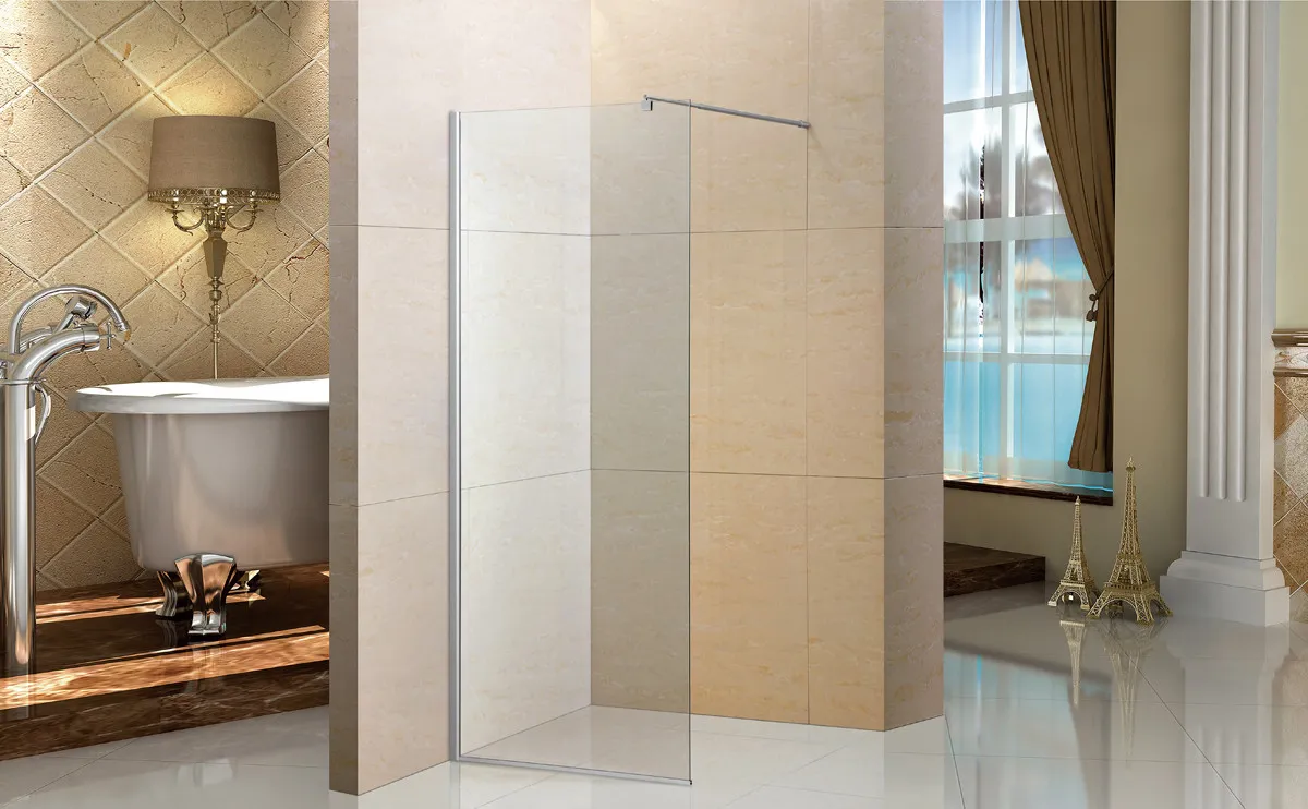 99901 Tuš stijena D-08 Clear Chrome 100x200 189,00€ AKCIJA-20%=151,20€ - Ogulin