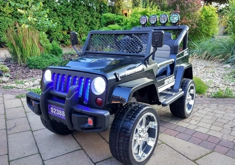 auto na akumulator s2388 jeep 4x4 - crni - slika 3