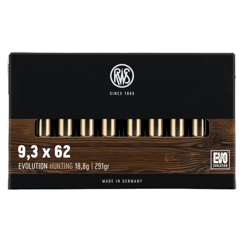 Karabinsko streljivo RWS EVOLUTION 9,3x62 18,8g - Poreč
