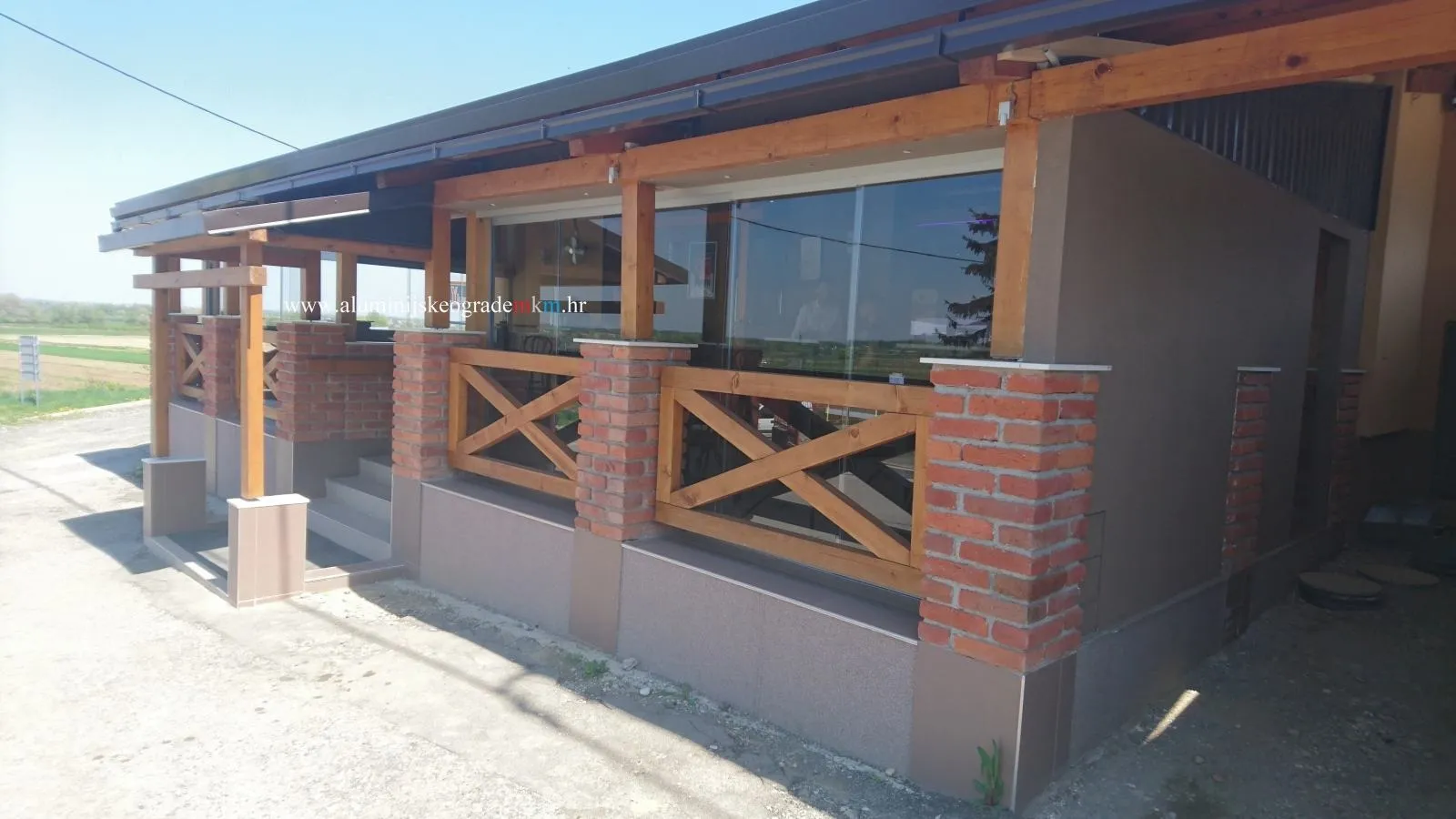 klizne staklene stijene, harmo stijene, stakleni zidovi, panoramske st - slika 16