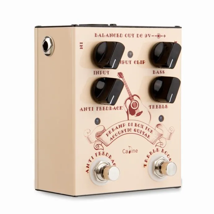caline cp40 di box for acoustic guitar - slika 3