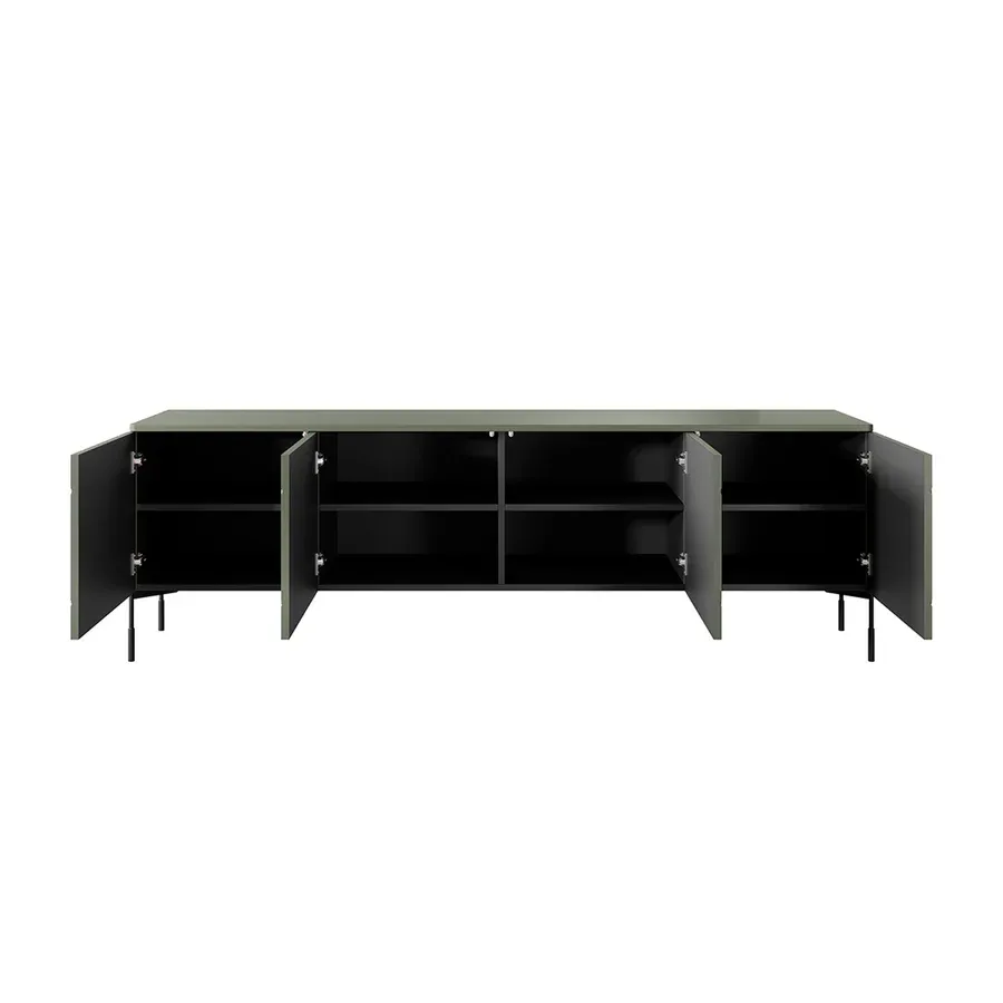komoda sonatia 200cm, 4 vrata, materijal: mdf - slika 3