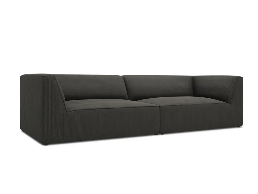 sofa ruby, 4 sjedala, 302x93cm, materijal: rebrasta tkanina - slika 3