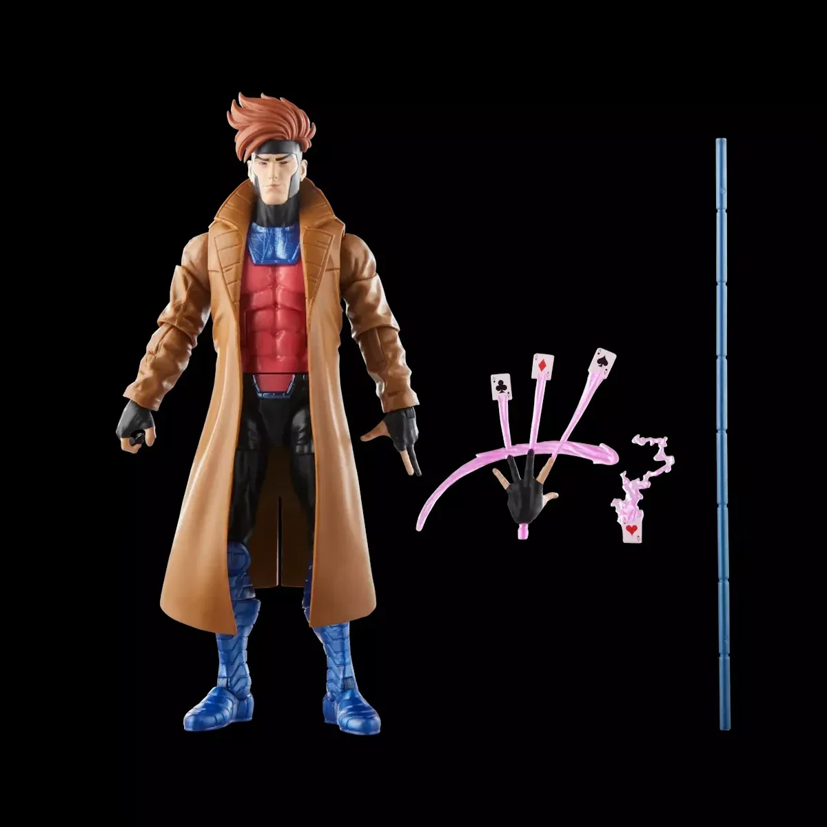 marvel legends series: x-men ’97 – gambit figura, 15cm - slika 7
