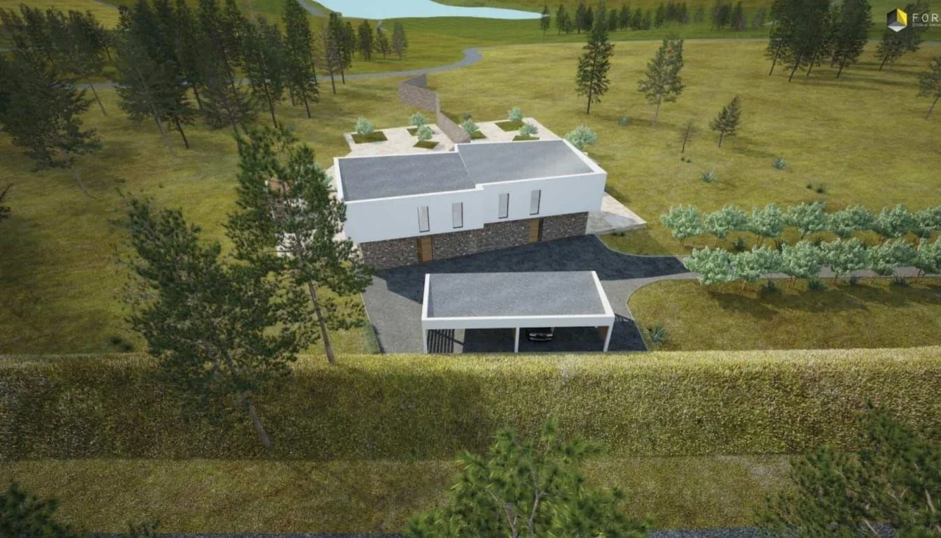 poreč okolica-33.000 m2 zemljišta sa projektom za vilu od 255 m2 - slika 3