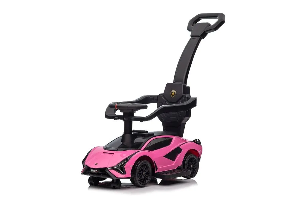 dječja guralica lamborghini qls-996t - roza - slika 2