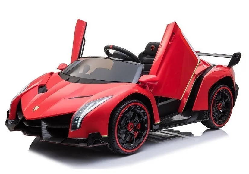 licencirani auto na akumulator lamborghini veneno 4x4 + mp4 - crveni - slika 6