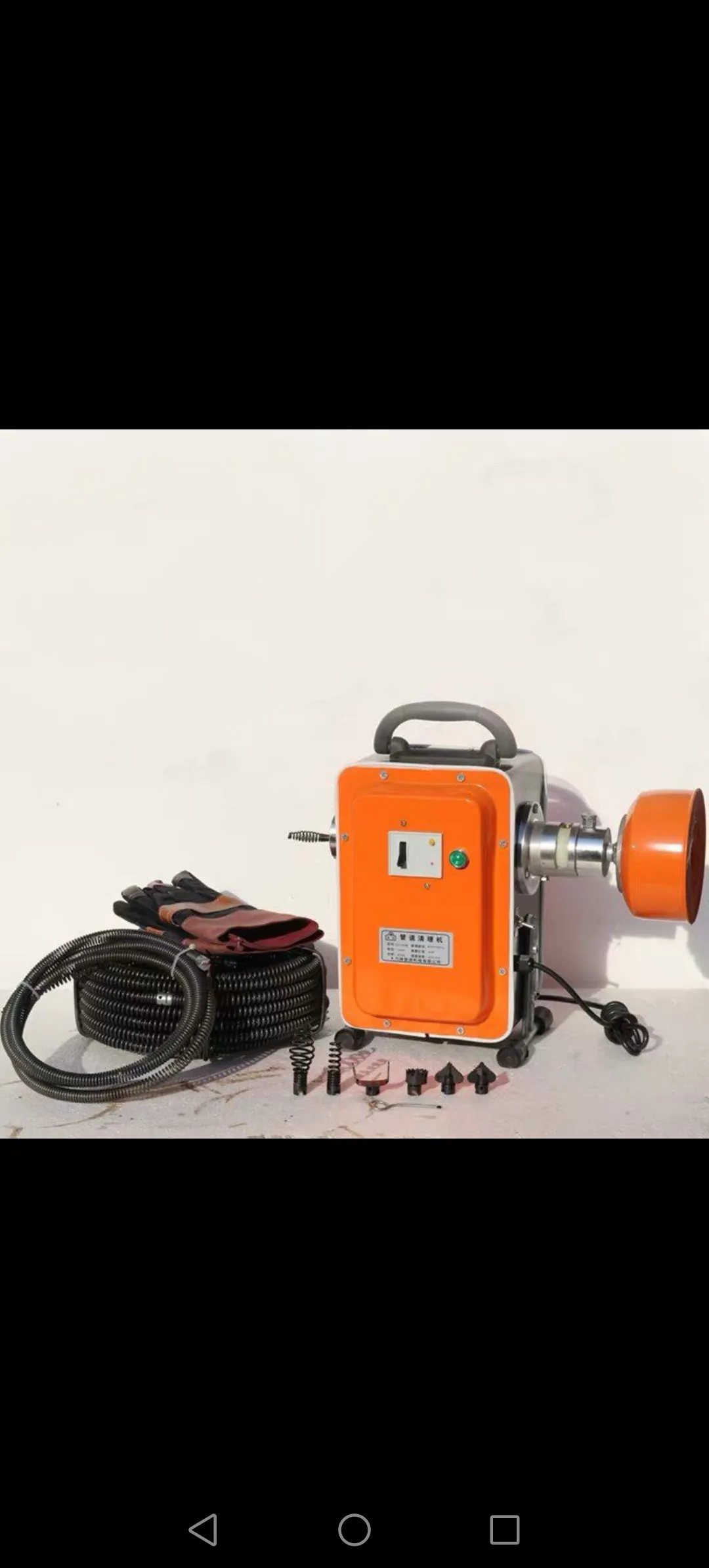 električni automatski stroj za čišćenje odvoda– 18 m spirala – novo - slika 8