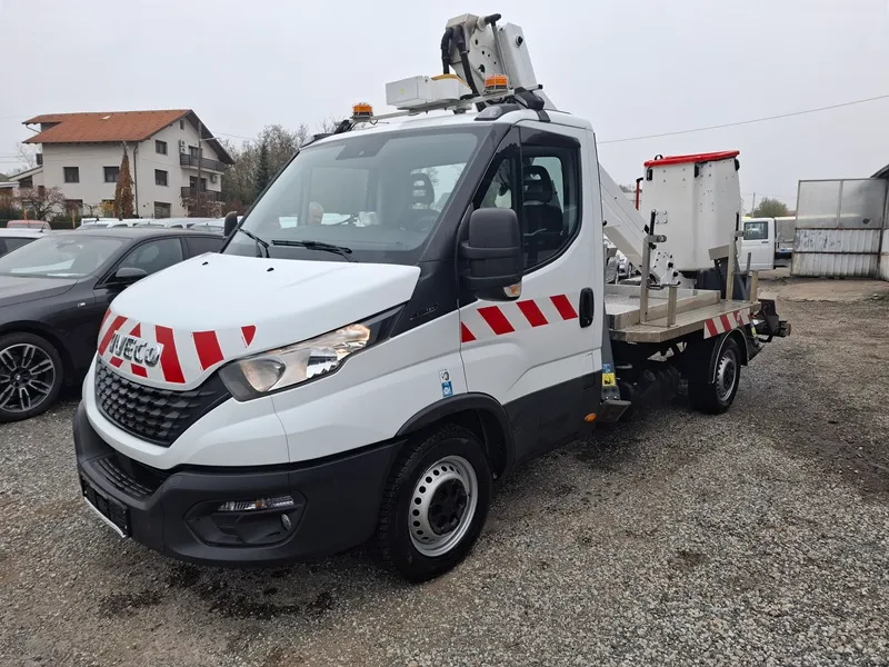 iveco daily 35s14*dizalica košara sa stopama*klima*navigacija* - slika 9