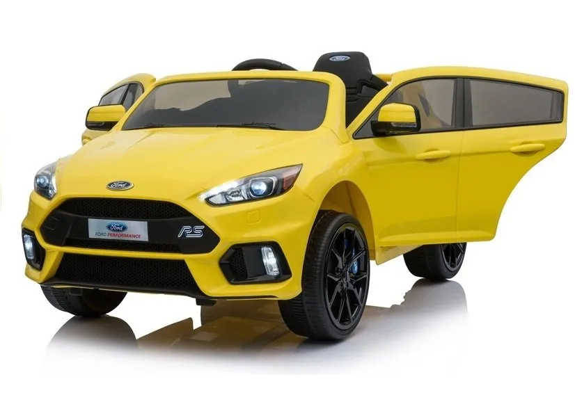 licencirani auto na akumulator ford focus rs - žuti - slika 2