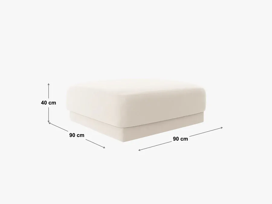 miley tabure 90x90cm, materijal: chenille - slika 5