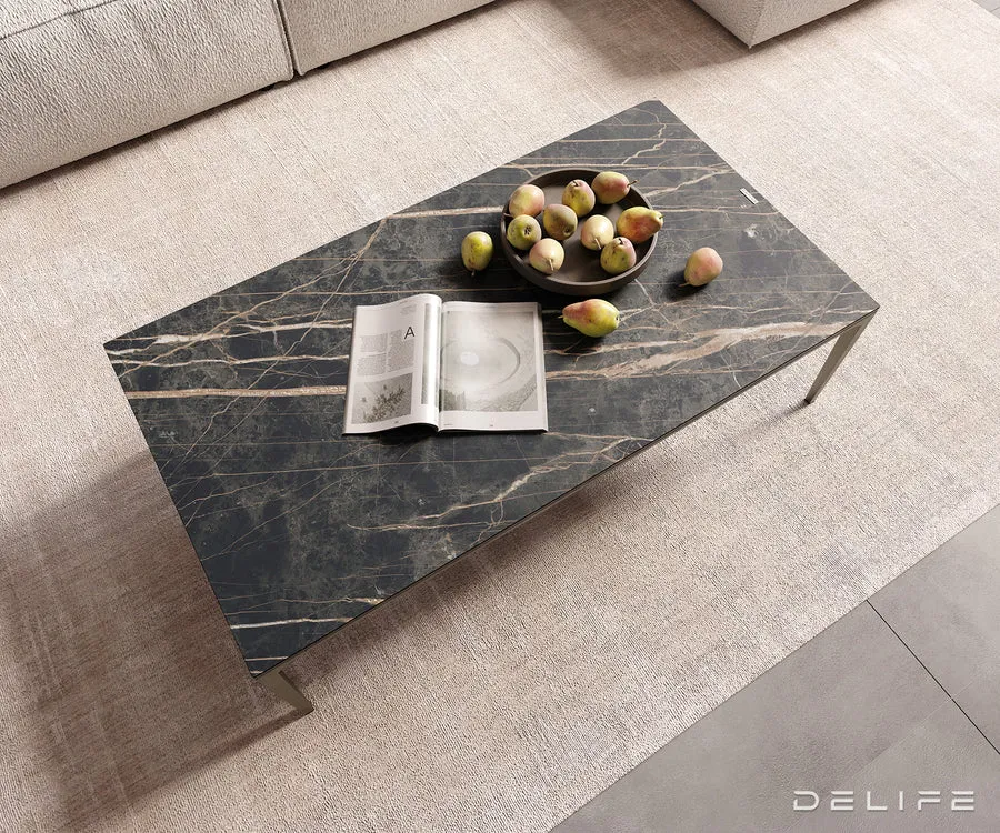 klub stolić levente 110x60cm, materijal: keramika laminam noir desir - slika 3