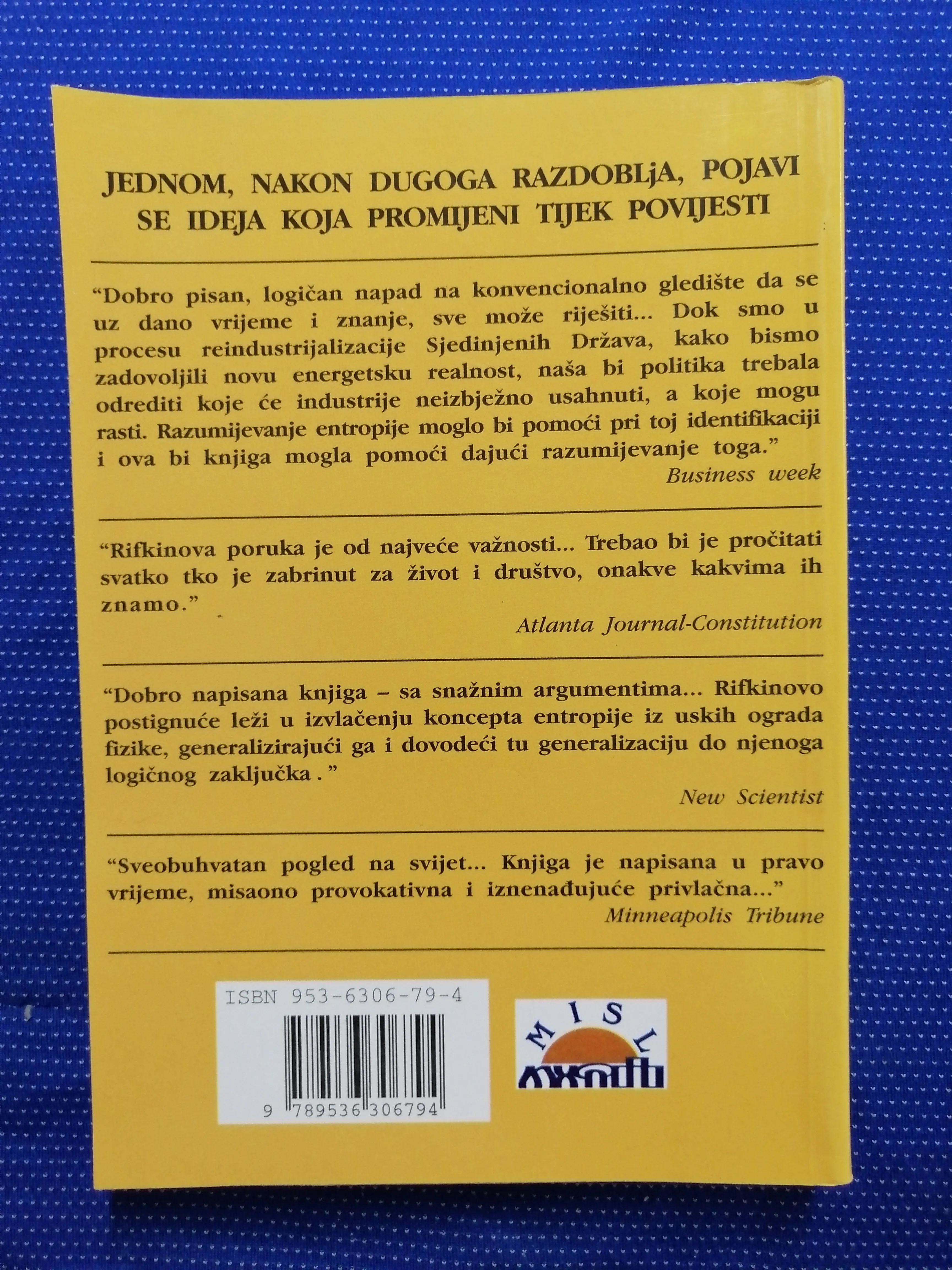 jeremy rifkin – entropija : novi pogled na svijet - slika 7