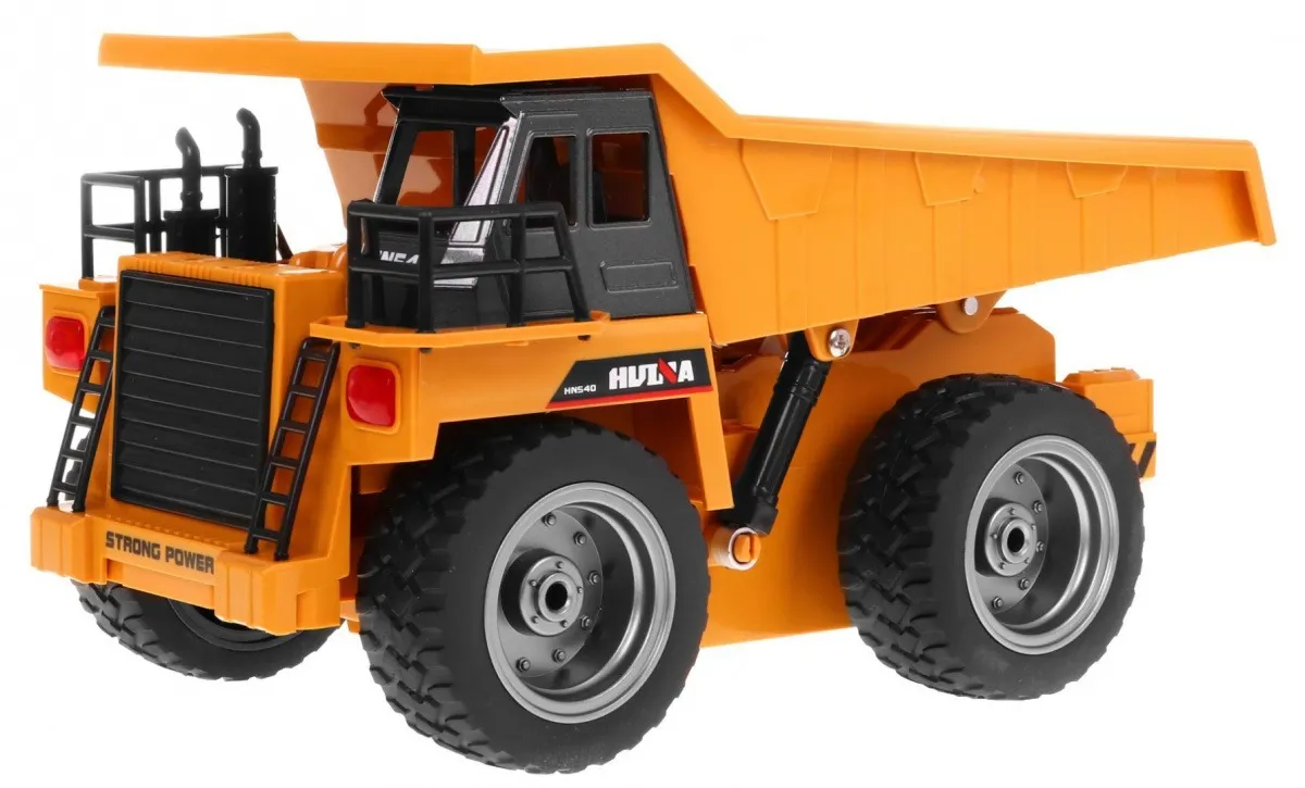 toy car r/c 2.4 g metal dump truck cab 1:18 - slika 2
