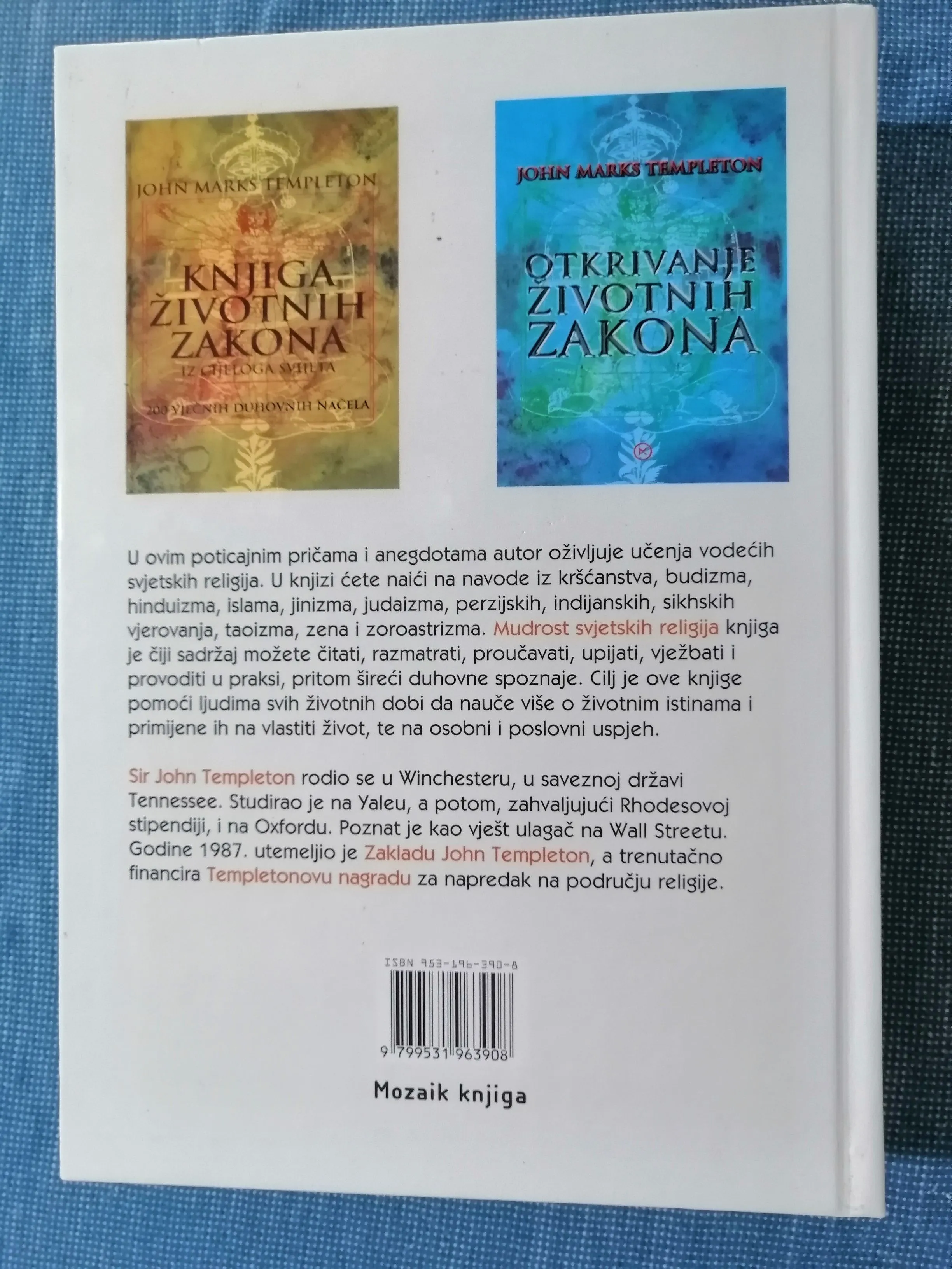 sir john templeton – mudrost svjetskih religija (b120) - slika 10