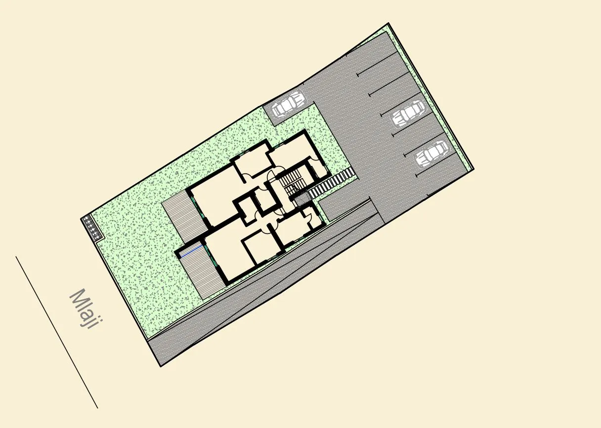 prodaja, trosobni stan: novalja, mlaji (babe) 64,73m2, pogled na more - slika 9