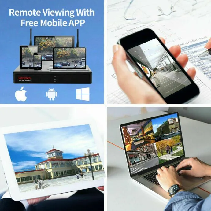 profesionalni video nadzor 8ch wifi hd - slika 8