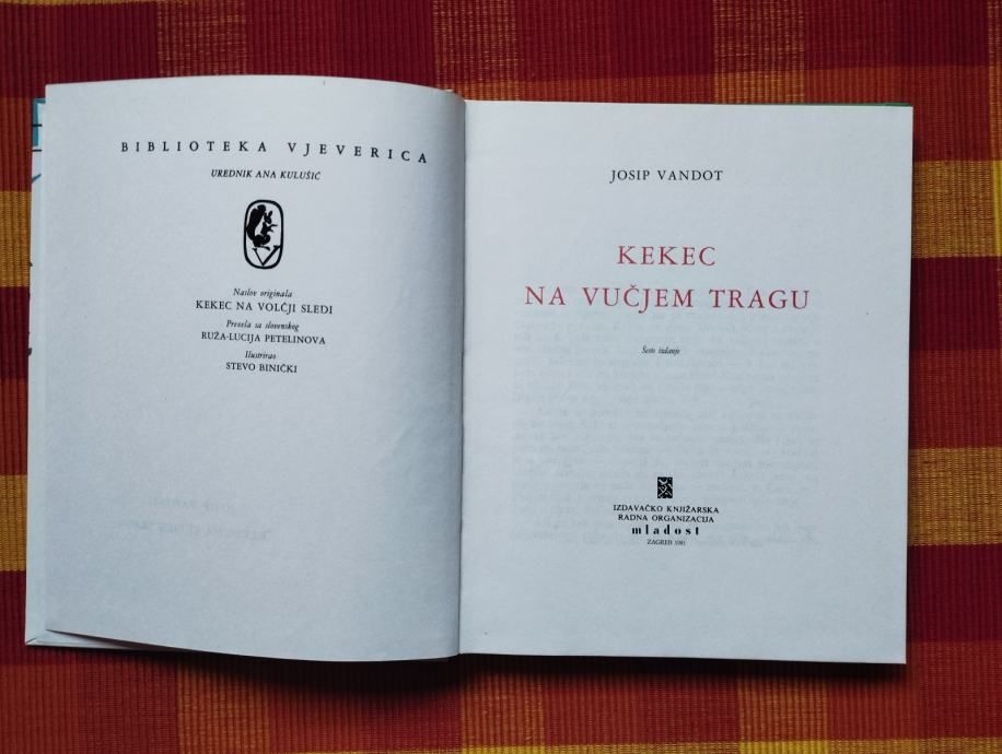 josip vandot - kekec na vučjem tragu - slika 3