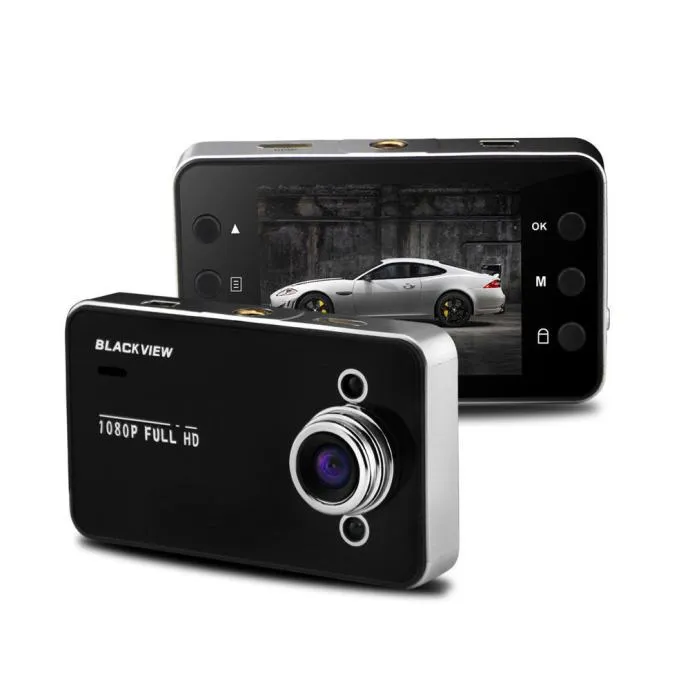 akcija 2.7" auto full hd dvr kamera za snimanje vožnje - noćno - slika 1