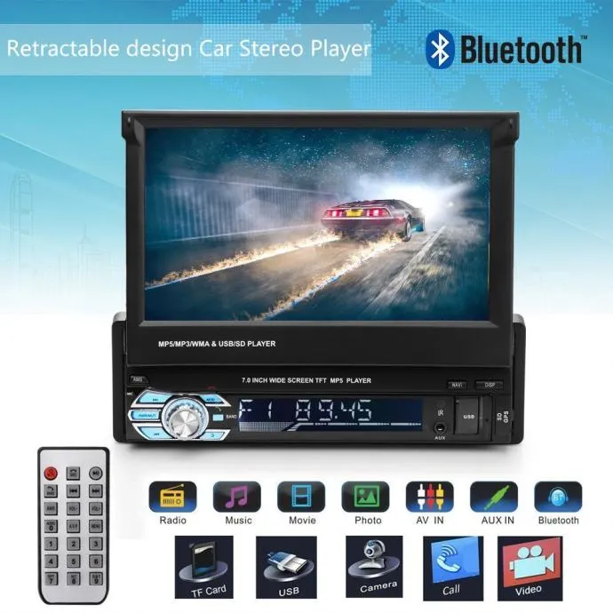 1din radio gps usb bluetooth kamera - slika 2