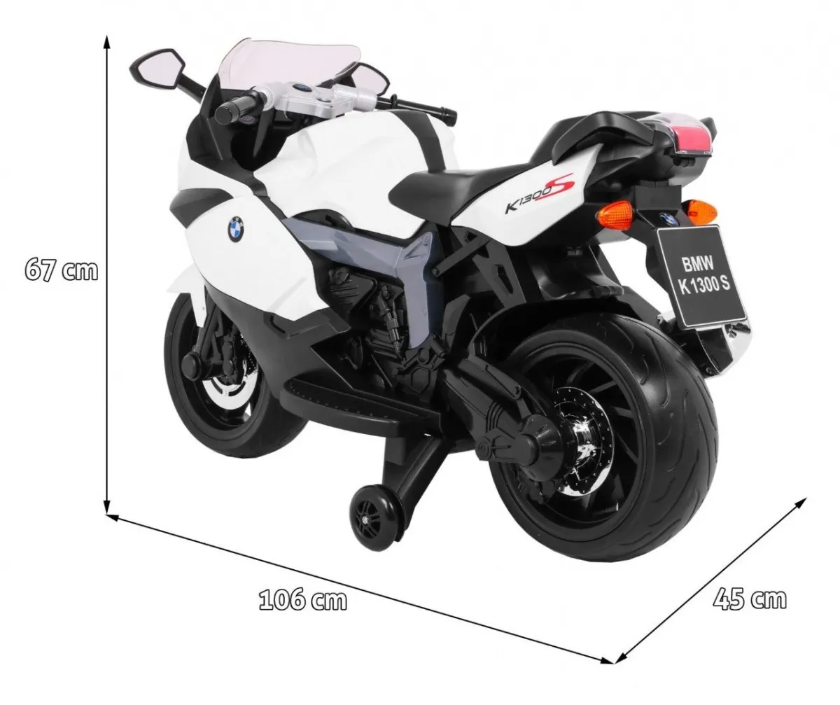 licencirani motor na akumulator bmw k1300s - bijeli - slika 2