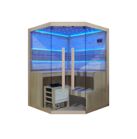 finska sauna – premium kutna 200 x 200 x 200 cm - slika 6