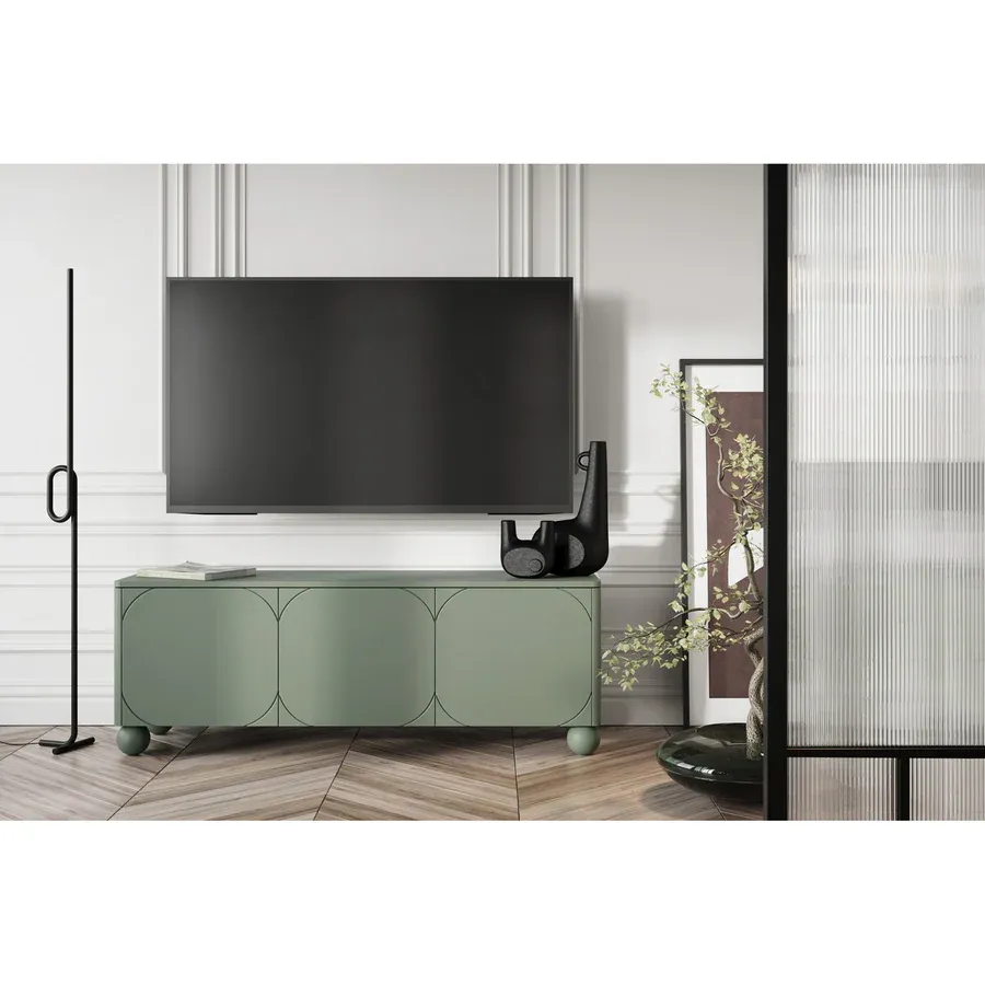 komoda sonatia 150cm, 3 vrata, materijal: mdf - slika 6
