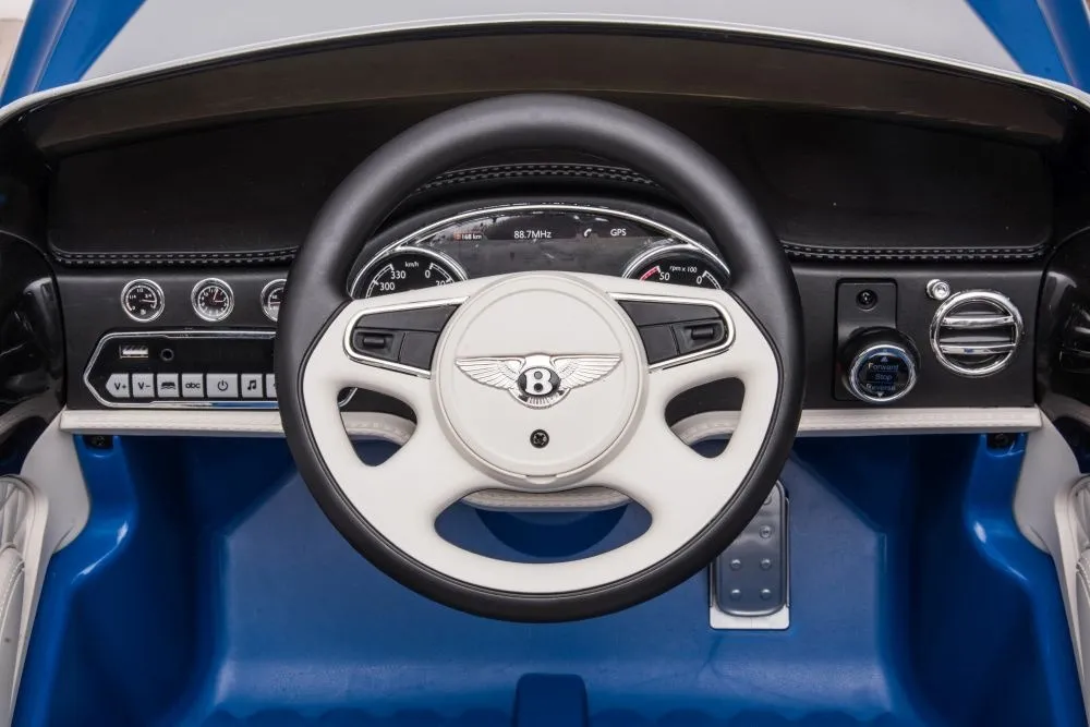 licencirani auto na akumulator bentley mulsanne - plavi/lakirani - slika 7