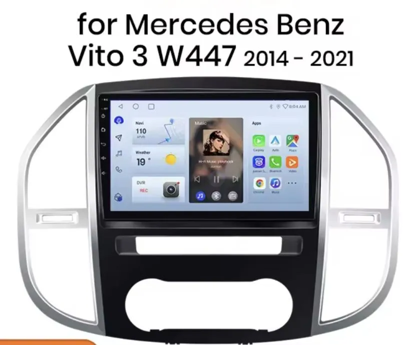 mercedes vito 3 w447 2014-2021 original android navigacija kamera wifi - slika 11