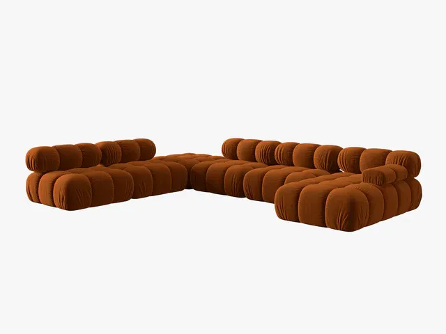 modularna sofa bellis 376x282cm, materijal: baršun - slika 3